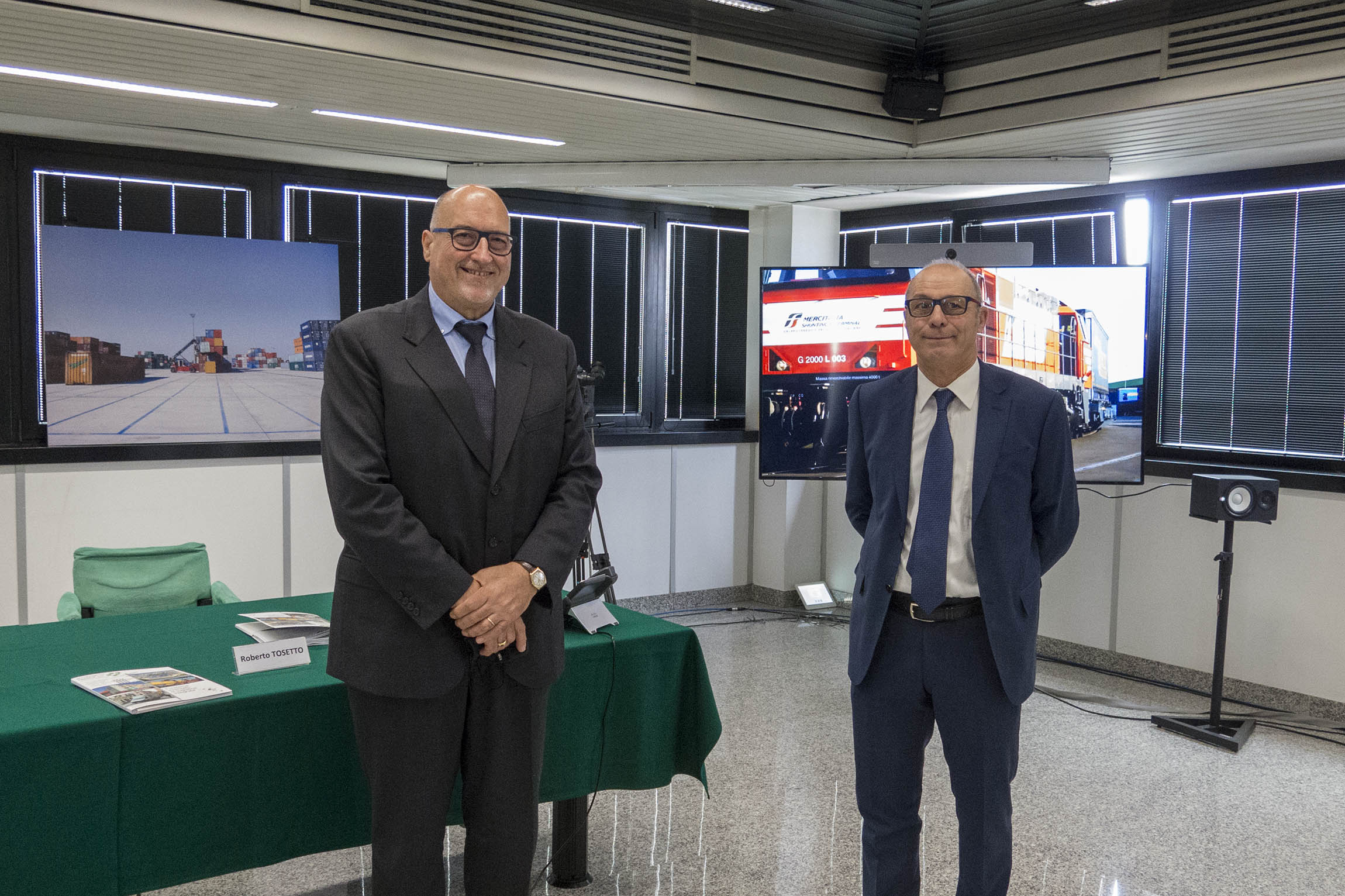 Pasqualetti (sin) e Gelain (dx)