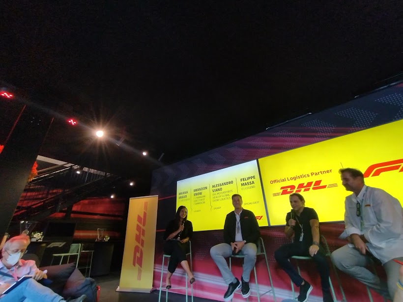 Brandon Snow (F1) Felipe Massa Alessandro Viano (Dhl) (10)