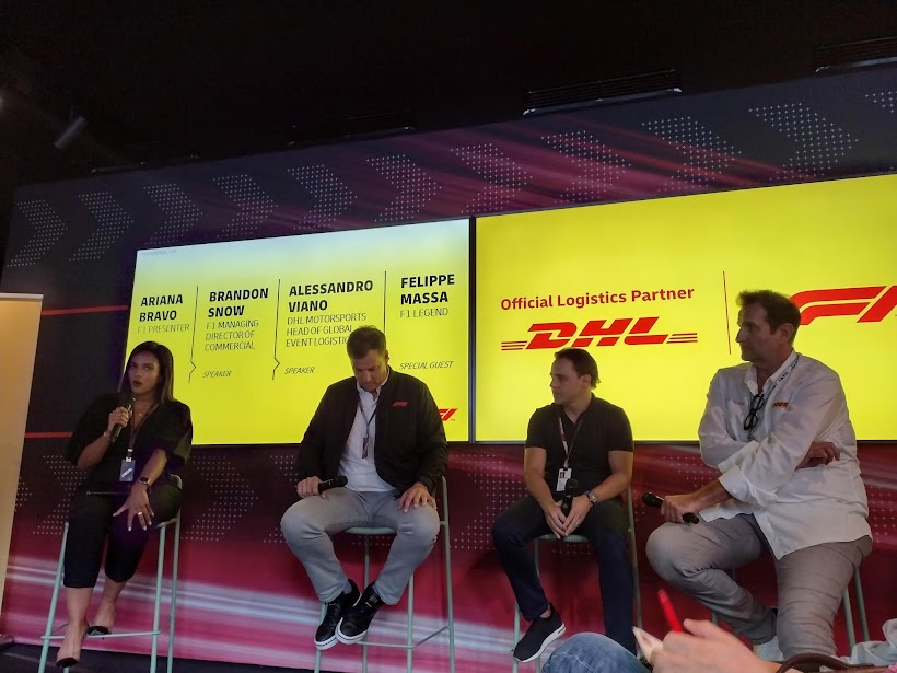 Brandon Snow (F1) Felipe Massa Alessandro Viano (Dhl) (2)