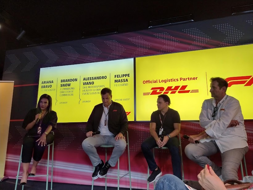 Brandon Snow (F1) Felipe Massa Alessandro Viano (Dhl) (3)