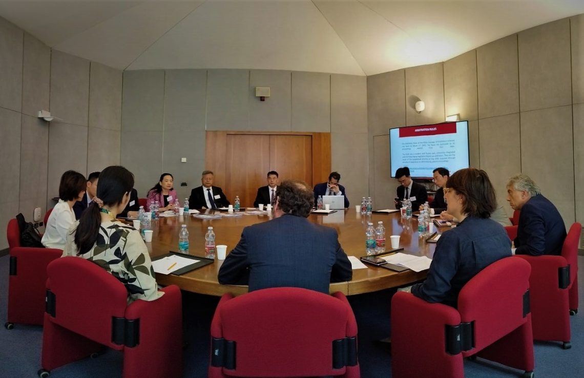 Zunarelli – Shenzhen Court of International Arbitration meeting