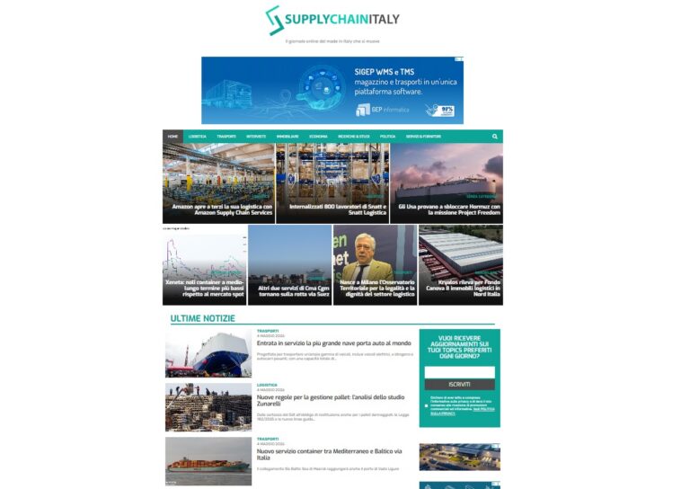 home page SUPPLY CHAIN ITALY